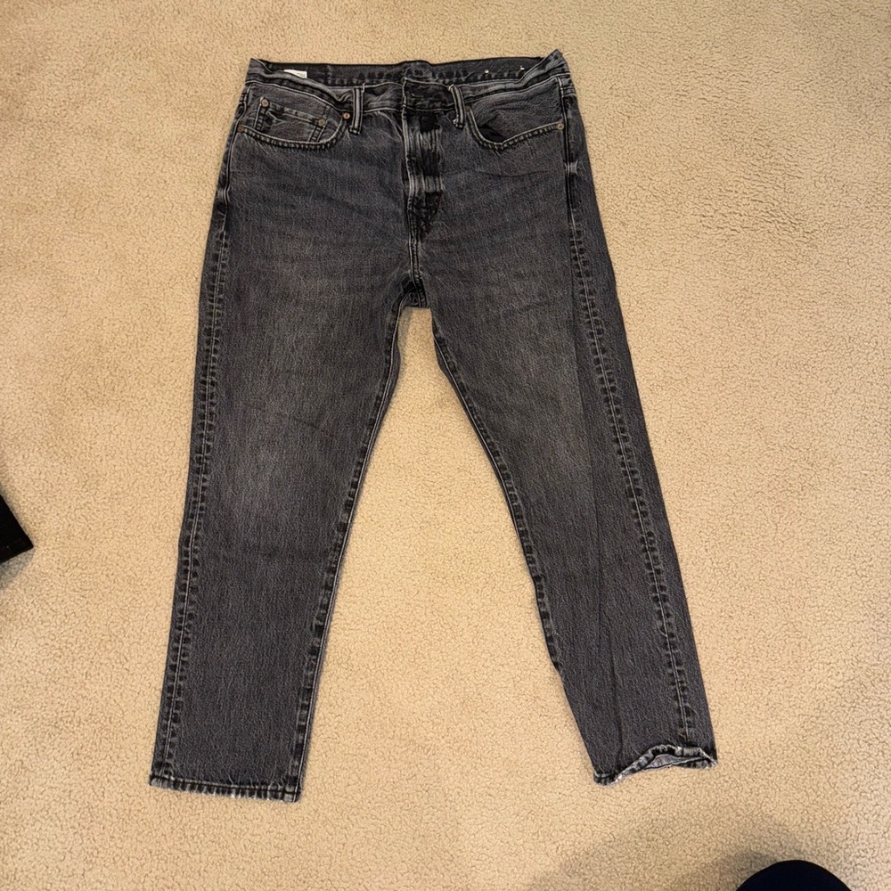 Men’s American Eagle Outfitters Relaxed Fit Jeans - Dark Gray